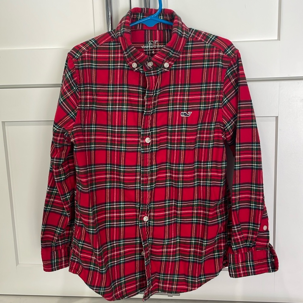 Vineyard vines flannel button down